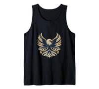 Majestuoso diseño de alas de águila con detalles ornamentales Camiseta sin Mangas