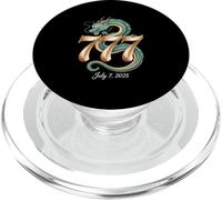 Majestuoso Dragón Oriental 777 Simbolismo Arte Julio 7 2025 PopSockets PopGrip para MagSafe
