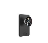 Majestuoso Gorila Bajo Luna Llena Cascada Japonesa Sakura PopSockets PopWallet para MagSafe