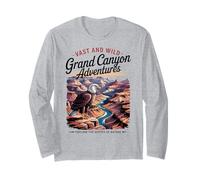 Majestuoso Gran Cañón Arizona Naturaleza Vida Silvestre Manga Larga