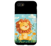 Majestuoso león con un diente de león para un toque bonito Carcasa para iPhone SE (2020) / 7 / 8