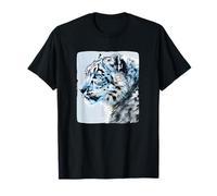 Majestuoso leopardo de las nieves para un look salvaje de Camiseta