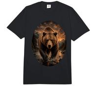 Majestuoso Oso Grizzly Bear Mountain Wilderness, Amante de los Osos pardos Comfort Colors Adult Heavyweight T-Shirt