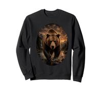 Majestuoso Oso Grizzly Bear Mountain Wilderness, Amante de los Osos pardos Sudadera