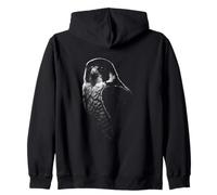 Majestuoso peregrino con halcón Raptor de Vida Silvestre Sudadera con Capucha