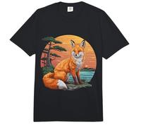 Majestuoso Zorro Rojo: Impresión de la Naturaleza Comfort Colors Adult Heavyweight T-Shirt