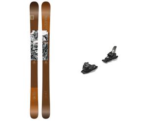 Majesty - Packs (esquí + fijaciones) - Pack Dirty Bear XL 2026 de Madera - Naranja Naranja 174 cm.180 cm.186 cm