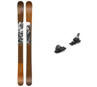 Majesty - Packs (esquí + fijaciones) - Pack Dirty Bear XL 2026 de Madera - Naranja Naranja 186 cm.180 cm