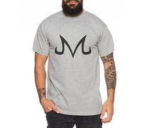 Majin Sign from Boo Dragonball Men T-Shirt Nerd in, Colour:Dunkelgrau Meliert;Größe2:4XL