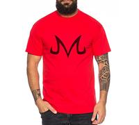 Majin Sign from Boo Dragonball Men T-Shirt Nerd in, Colour:Rot;Größe2:M