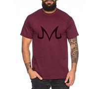 Majin Sign from Boo Dragonball Men T-Shirt Nerd in, Colour:Weinrot;Größe2:XL