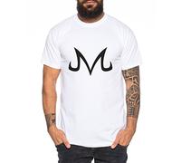 Majin Sign from Boo Dragonball Men T-Shirt Nerd in, Colour:Weiss;Größe2:3XL