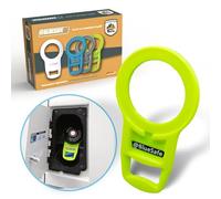 MaJoCompTec® Tapa de tanque de seguridad | Tapa de seguridad para tanque de AdBlue con cierre | Accesorio para furgoneta, caravana (para Boxer, Amarillo Neón)