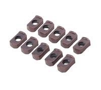 MAJONMMERD 10 Piezas de Insertos de Torneado Cuchillas de Herramientas CNC de Carburo APMT1135PDER H2 Insertos de Acabado de Torno Recubiertos para Usuarios de Fresadoras que Cortan Acero Acero