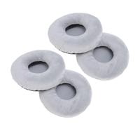 MAJONMMERD 4 Almohadillas de Repuesto para Auriculares, Cojines de Espuma de Terciopelo para Auriculares de la Serie ATH SJ con Ajuste Cómodo y Fácil Instalación para Amantes de la Música (Grey)