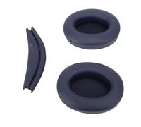 MAJONMMERD Almohadillas de Repuesto para Auriculares, Cojines de Repuesto para Cascos, Espuma de Memoria de Cuero Proteico con Cubierta para Diadema para WH XB910N, Aislamiento de Ruido (Blue)