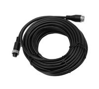 MAJONMMERD Cable de Extensión de Cámara de Respaldo de 4 Pines Cable de Extensión de Cámara de Visión Trasera de de Inversa Señal Estable de Cobre Salida de Video (15M)