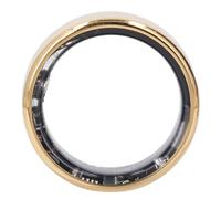 MAJONMMERD Fitness Smart Ring IP68 Rastreador de Actividad Resistente Al Agua con Contador de Pasos Seguimiento de Calorías Monitor de Sueño Acero Inoxidable para Hombres y Mujeres (8#)