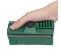 MAJONMMERD Guía de Barra de Motosierra 90 Grados Herramienta de Acero | Reparador de Cadena, de Plástico, Eliminación de Rebaba, Corte Recto, Compatible con Stihl Husqvarna Echo, Tamaño 11x6cm