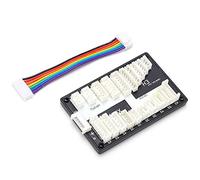 MAJONMMERD Placa de Carga en Paralelo para Batería, Placa de Carga Balanceada, Adaptador de Cargador Multiconector 2-6S Todo en con Cable Plano para JST-XH JST-Eh TP FP PQ 6S