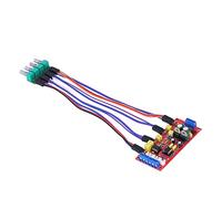 MAJONMMERD Placa de Control de Tonos NE5532 Módulo de Preamplificador Preamplificador de Control de Tono Dual 5532 con Ajuste de Volumen de Graves Medios y Agudos de 20 a 20 KHz para Sistemas de