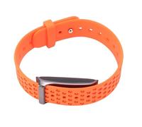 MAJONMMERD Pulsera Inteligente Fitness Tracker Seguimiento de Rutas Monitoreo del Sueño 4 Etapas Diseño 22g, 40 Días de Reposo 10M Impermeable con App para Hombres Mujeres (Orange)