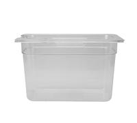 MAJONMMERD Recipiente para Sous Vide Transparent, Caja de Cocción Lenta Baja Temperatura 6.9L, Bordes Redondeados ABS con Tapa para Cocina Casera