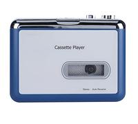 MAJONMMERD Reproductor de Casetes Bluetooth, Radio Portátil con Grabación, Auto Reverse 4.2, Estéreo 3.5mm, USB o 2 Pilas AA, Control de Volumen para Auriculares y Altavoces
