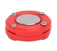 MAJONMMERD Soporte para Micrófono de Radio, Kit de Montaje Magnético, Soporte para Micrófono CB con Diseño Compacto de ABS para Micrófonos de Radioaficionados y CB de Perilla Circular (rojo)