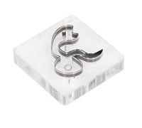 MAJONMMERD Troquel de Corte de Serpiente, Troquel de Perforación de Cuero de Acero de Aleación de 63 X 57 Mm, Corte Limpio y Afilado, Forma Transparente de Alta Dureza para Bricolaje, Cuero, Cartón,