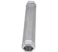MAJONMMERD Tubo para Ahumar, Tubo para Ahumar para Barbacoa de Acero Inoxidable de 12 Pulgadas, Generador de Humo de Pellets Redondo o Hexagonal, Orificios de Difusión, para Parrillas y Ahumadores