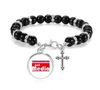 Major Communication and Media - Pulsera de cuentas rojas bohemias