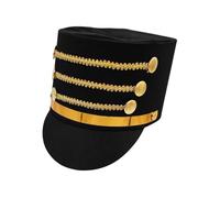 Major Toy Soldier Hat Band - Creative Adult Costume Accessory, Nutcracker Role Play Gear | Conductor militar King Top Hat, Guardia de británica, caballero cosplay para rendimiento y colección de
