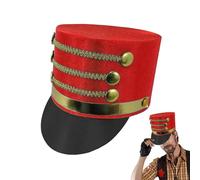 Major Toy Soldier Hat Band - Creative Adult Costume Accessory, Nutcracker Role Play Gear | Conductor militar King Top Hat, Guardia de británica, caballero cosplay para rendimiento y colección de