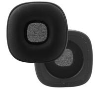 Major V - Almohadillas de repuesto para auriculares inalámbricos Marshall Major 5 Major V, piel de proteína más suave, espuma viscoelástica de alta densidad (negro)