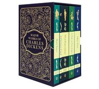 Major Works of Charles Dickens 5 Books Deluxe Hardback Set: A Christmas Carol, Oliver Twist, Great Expectations, A Tale of Two Cities, Hard Times