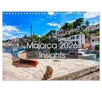 Majorca 2026 Insights (Wall Calendar 2026 DIN A4 landscape), CALVENDO 12 Month Wall Calendar: Great pictures of Majorca invite you to dream. The ... and new views in a totally different light.