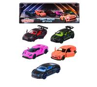 Majorette 212053179 Race LIGHTRACERS 5 Cars Gift Box for Kids (Importación USA)