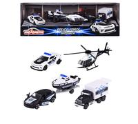 Majorette 212053188 Porsche Police Force 4 CAR Gift Box for Ki (Importación USA)