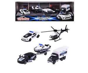 Majorette 212053188 Porsche Police Force 4 CAR Gift Box for Ki (Importación USA)
