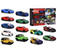 Majorette 212054023 - Set de 13 Piezas (9+4 exclusivos de Coches en Miniatura de Metal