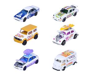 Majorette Auto Care Bears Premium (1 Modelo de Coche) - Coche de Juguete de Metal con diseño de Osos de Cuidado, suspensión y Parte Que se Abre, selección aleatoria de 6 Coches para coleccionistas y