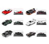 Majorette Auto Collection (1 Modelo de Coche) - icónico Coche de coleccionista con chasis de Metal, neumáticos de Goma y escaparate, Escala 1:64, selección aleatoria de 6 vehículos clásicos a Partir