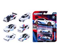 Majorette BMW Deluxe Coche de Metal 7,5 cm, 1 Unidad Surtido Aleatorio (6 Modelos BMW), Neumáticos de Goma, Suspensión y Partes Móviles, Miniatura Coleccionable +3 Años (8502101003)