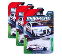 Majorette BMW M3 - Modelo de Coche de Metal con Rueda Libre, Piezas Abiertas, Coche de Juguete, Coche de colección, para coleccionistas y niños a Partir de 3 años, 1:64-7,5 cm (Paquete de 3)