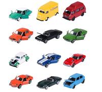 Majorette- Coche Vintage de Juguete en Metal Fundido a Presión, Recibirá 1 de entre 6 Coches al Azar, Escala 1:64 (7,5 cm), Con tarjeta de coleccionista, A Partir de 3 años (212052010)