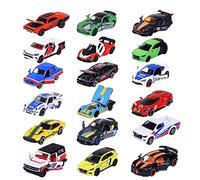 Majorette - Coches de carreras: 1 de los 18 coches de juguete aleatorios, muy detallados, escala 1 64 (7,5 cm), con tarjeta coleccionable, maqueta de coche para niños de 3 años en adelante, surtidos, aleatorios, sin posibilidad de selección
