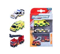 Majorette Coches en Miniatura Belga S.O.S.-Set de 3 Piezas