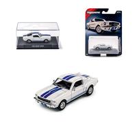 Majorette, Collection 1965 Shelby GT350, Metal, Escala 1:64, Llantas Originales, retrovisores Pintados, Ruedas de Goma, Faros realistas,Especial coleccionista, 14 años (8505001002)