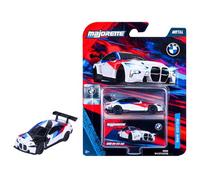 Majorette Deluxe BMW M4 GT3 EVO - Coche Coleccionable de Metal con Rueda Libre, suspensión y Piezas Abiertas, neumáticos de Goma, Incluye Caja de colección, para coleccionistas y niños a Partir de 3